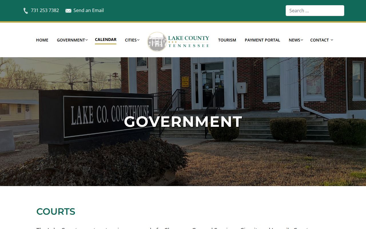 Lake County court docket offices on the county court page