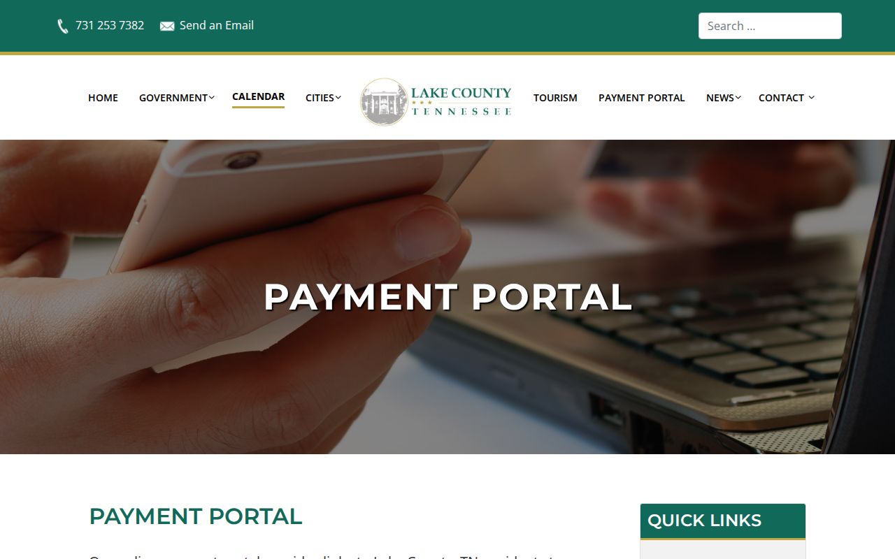 Lake County court records payment portal links